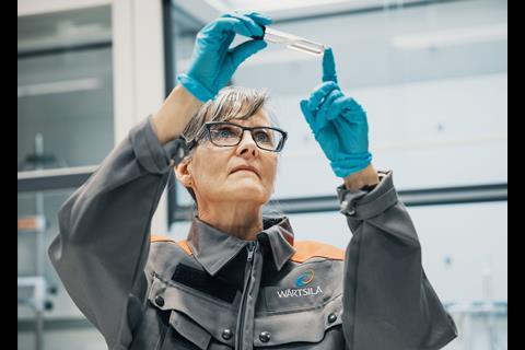 Wärtsilä is continuing research into new fuels for its engine products (Photo courtesy of Wärtsilä/credit Christoffer Björklund)